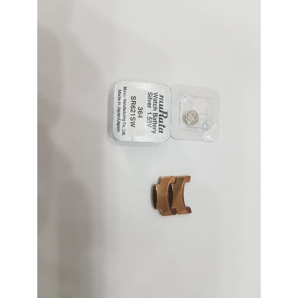 combo pin và mắc đá đồng hồ rado