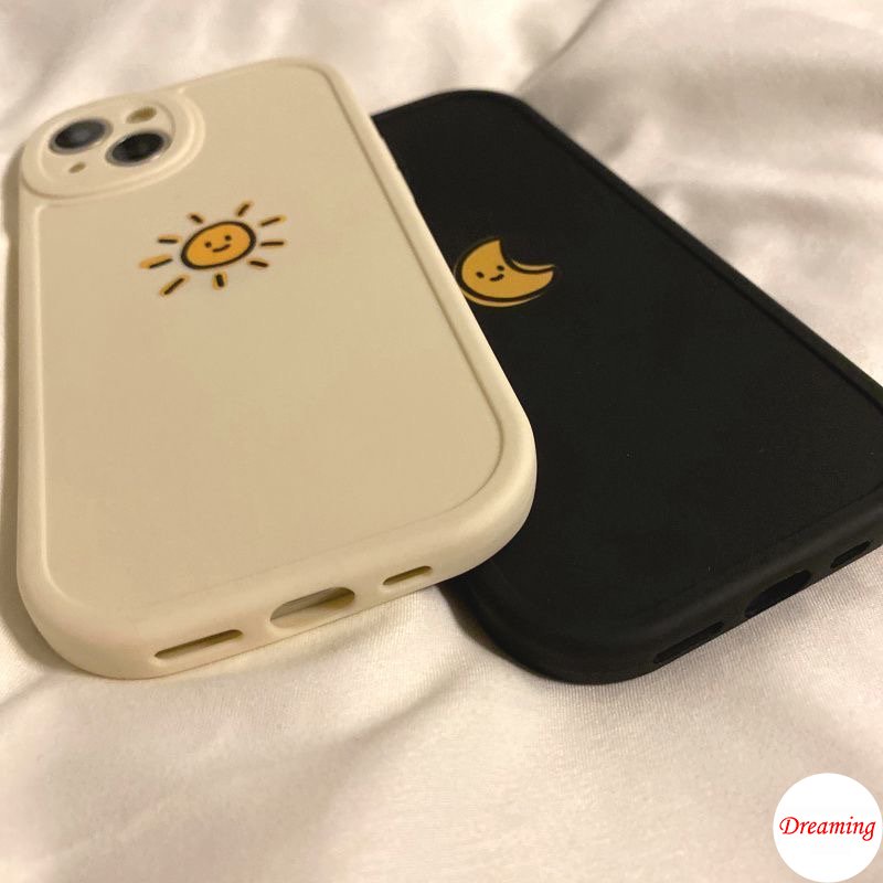 Ốp Lưng Điện Thoại cho Redmi Note 11 11S 10 10S 9S 9 8 7 10C 10A 9C 9A 9T X3 NFC GT M3 Pro 5G 4G Oval Big Eye Soft Phone Case Motif Cute Moon and Sun | BigBuy360 - bigbuy360.vn