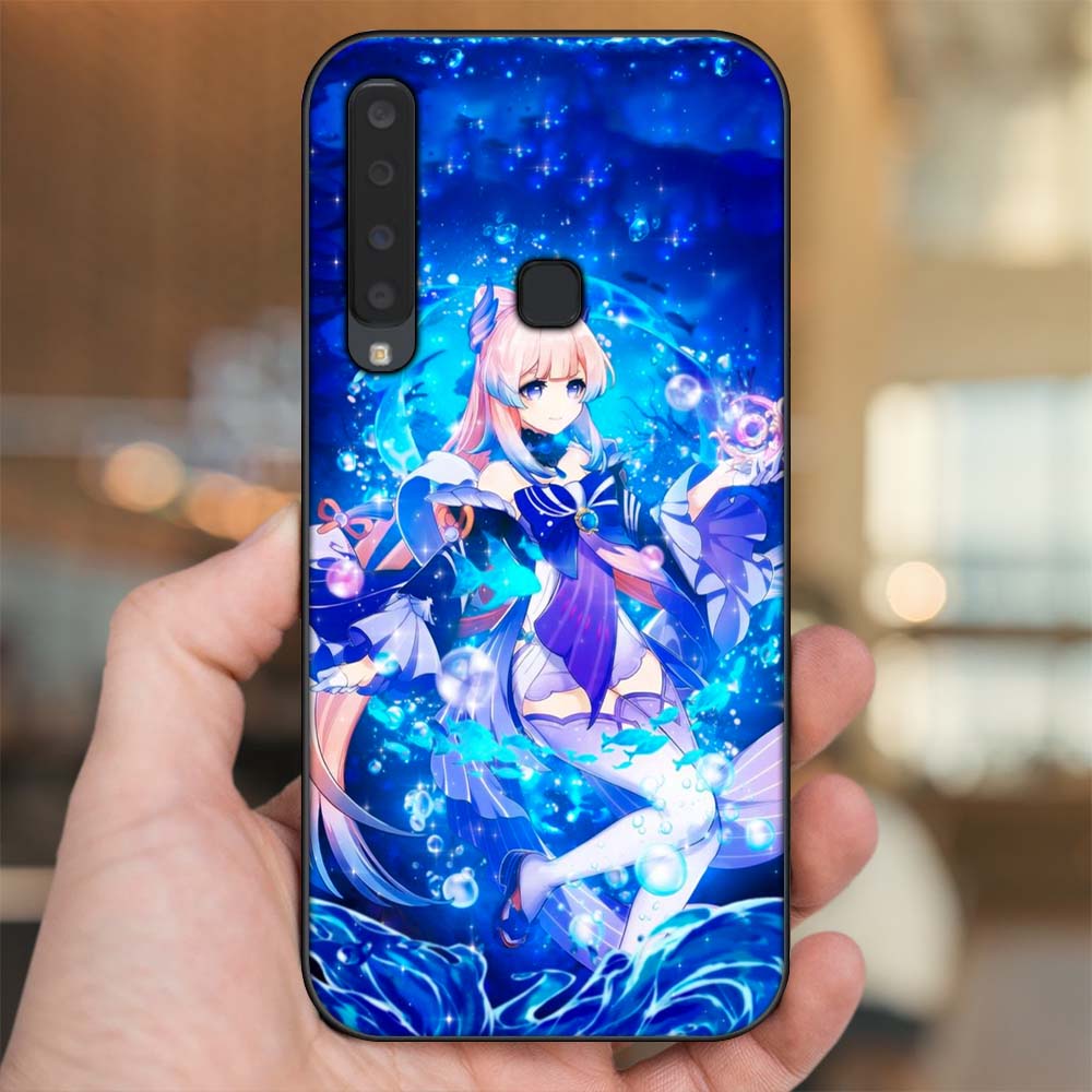 Ốp lưng Samsung A9 2018 viền đen in hình Sangonomiya Kokomi Genshin Impact