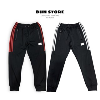 Quần Dài Jogger Thun Thể Thao 3 Sọc Nam Nữ có BIGSIZE từ M-8XL
