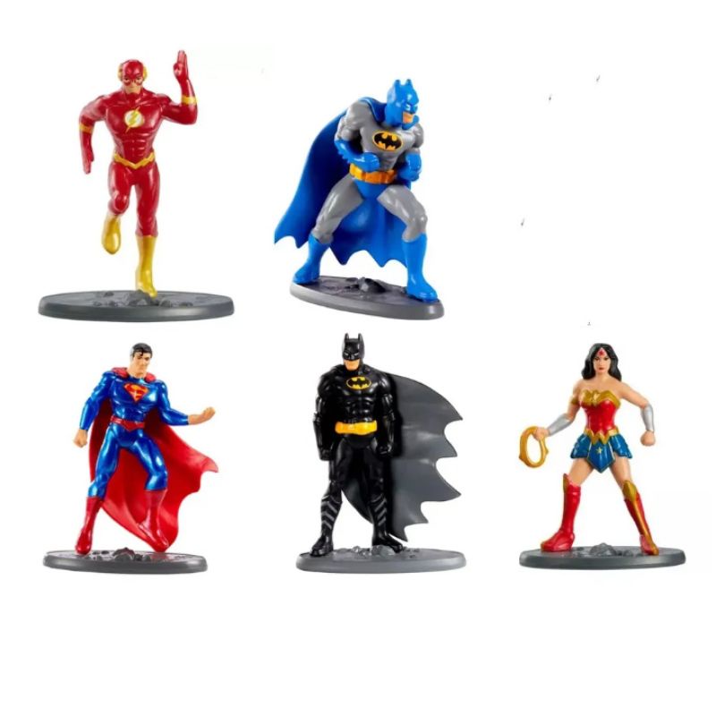 Set 5 mô hình nhân vật siêu anh hùng DC comics chính hãng