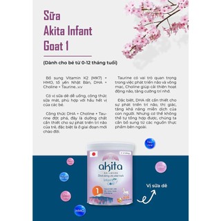 (date 2026) sữa bột AKITA dê 1 800g ( 3l 800g tặng 1l 350g)