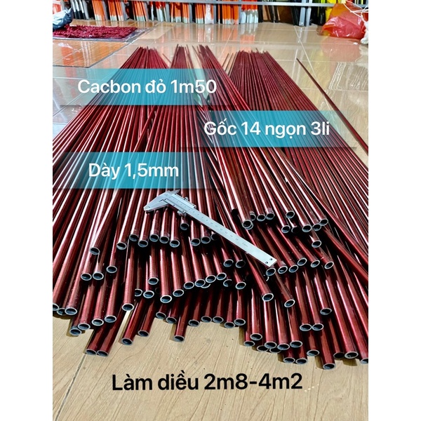 Cacbon làm diều - cần câu - siêu rẻ