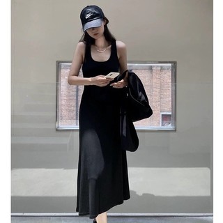 Đầm thun sát cánh chữ A xòe nhẹ dáng dài thanh lịch 103 FIORI STORE