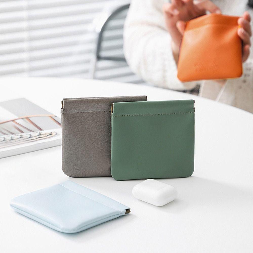 Túi Đựng Mỹ Phẩm / Trang Sức / Tai Nghe Mini Tiện Dụng Khi Đi Du Lịch