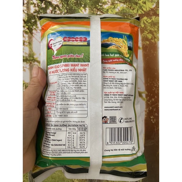 Bánh Gạo Want Want Senbei 52g /10 bánh