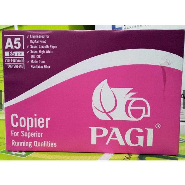 Giấy A5 PAGI - định lượng 65gsm