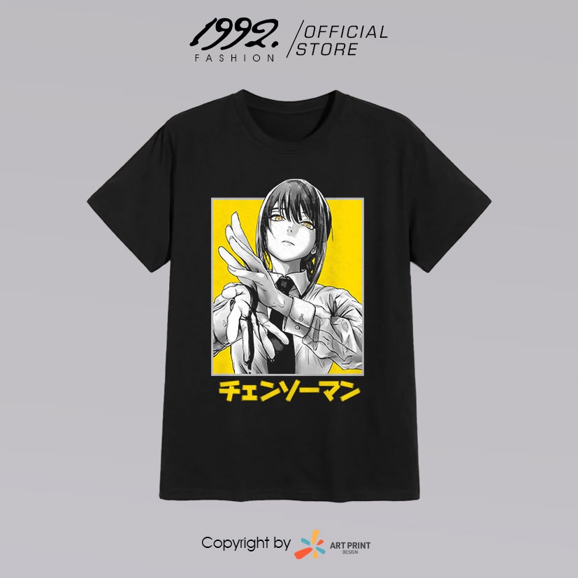 Áo thun Chainsaw Man Makima Color Art  ngắn tay