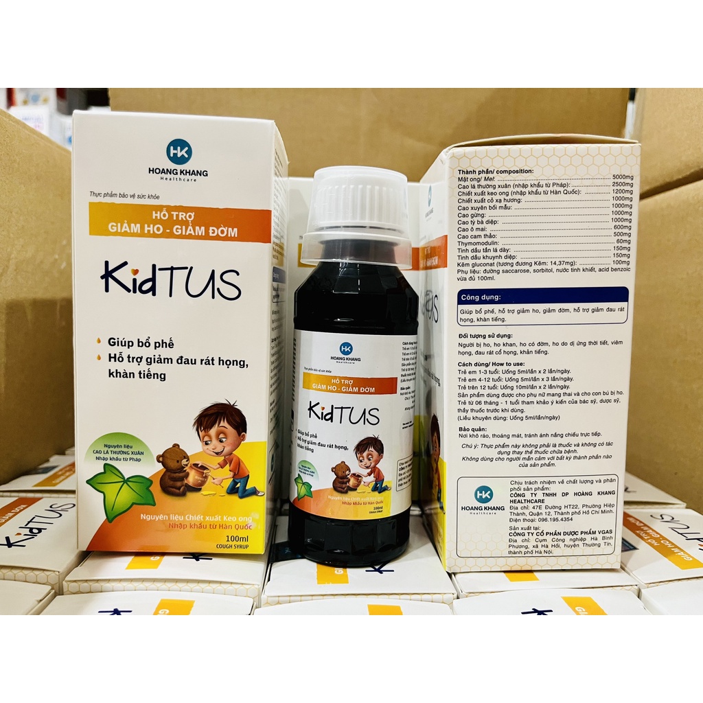 SIRO HO KIDTUS Chai 100ml