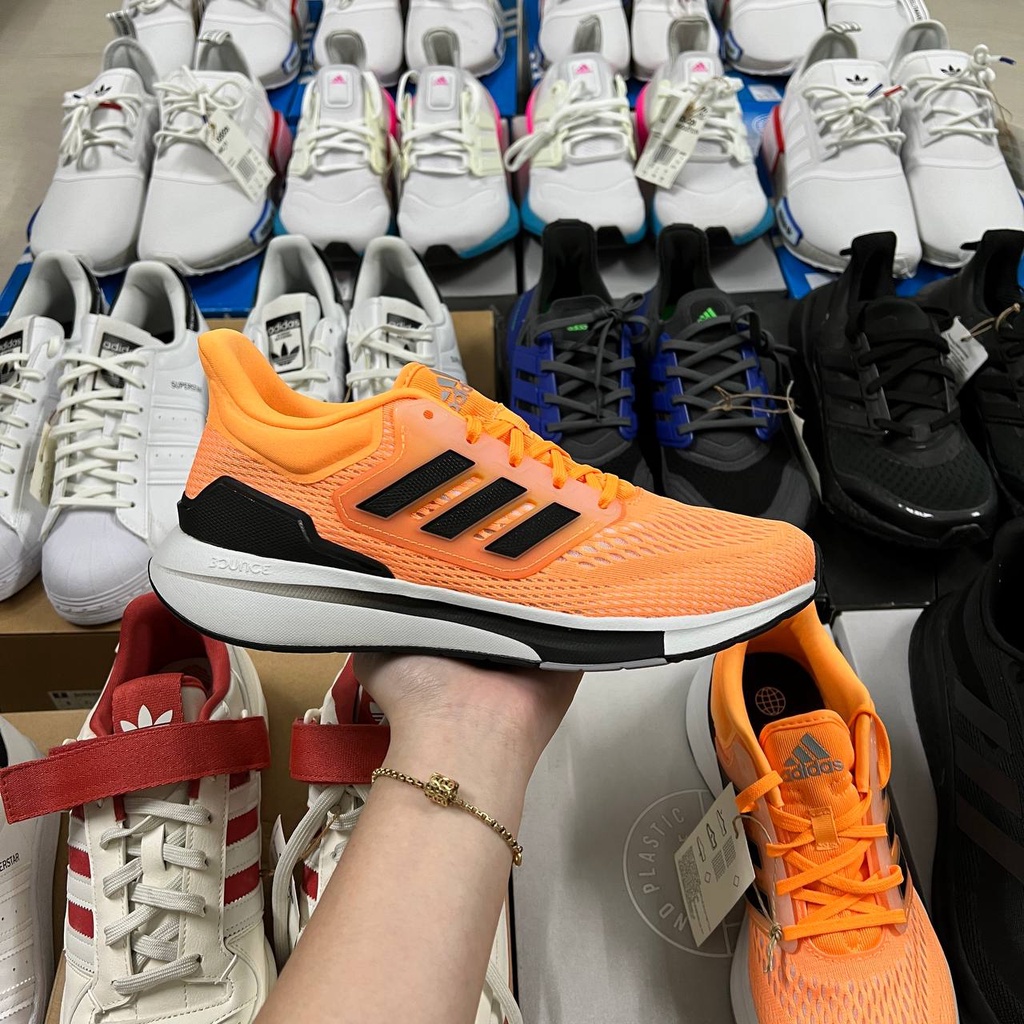Giày Adidas Chạy Bộ EQ21 Thể Thao Thời Trang Màu Cam Nam Nữ Có Sẵn GZ6869