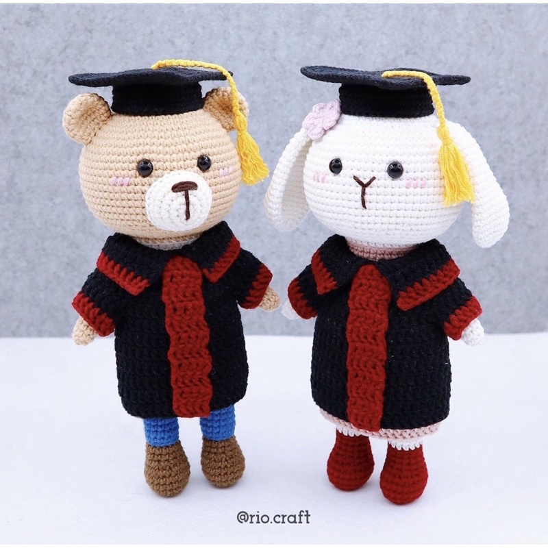 Gấu tốt nghiệp handmade - quà tặng ý nghĩa