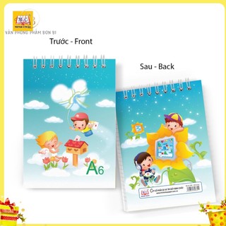 Sổ Lò Xo A6 Minh Châu bìa đẹp dễ thương 100tr/200tr 862