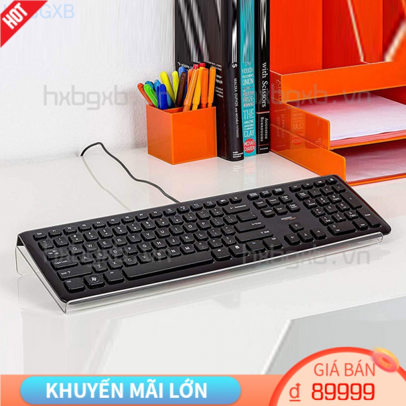Giá Đỡ Bàn Phím Máy Tính Bằng Acrylic Trong Suốt Tiện Dụng Cho Gia Đình / Văn Phòng