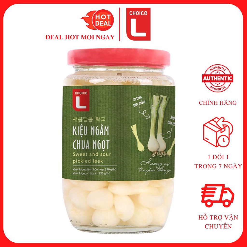 Kiệu Ngâm Chua Ngọt Choice L Hũ 370G