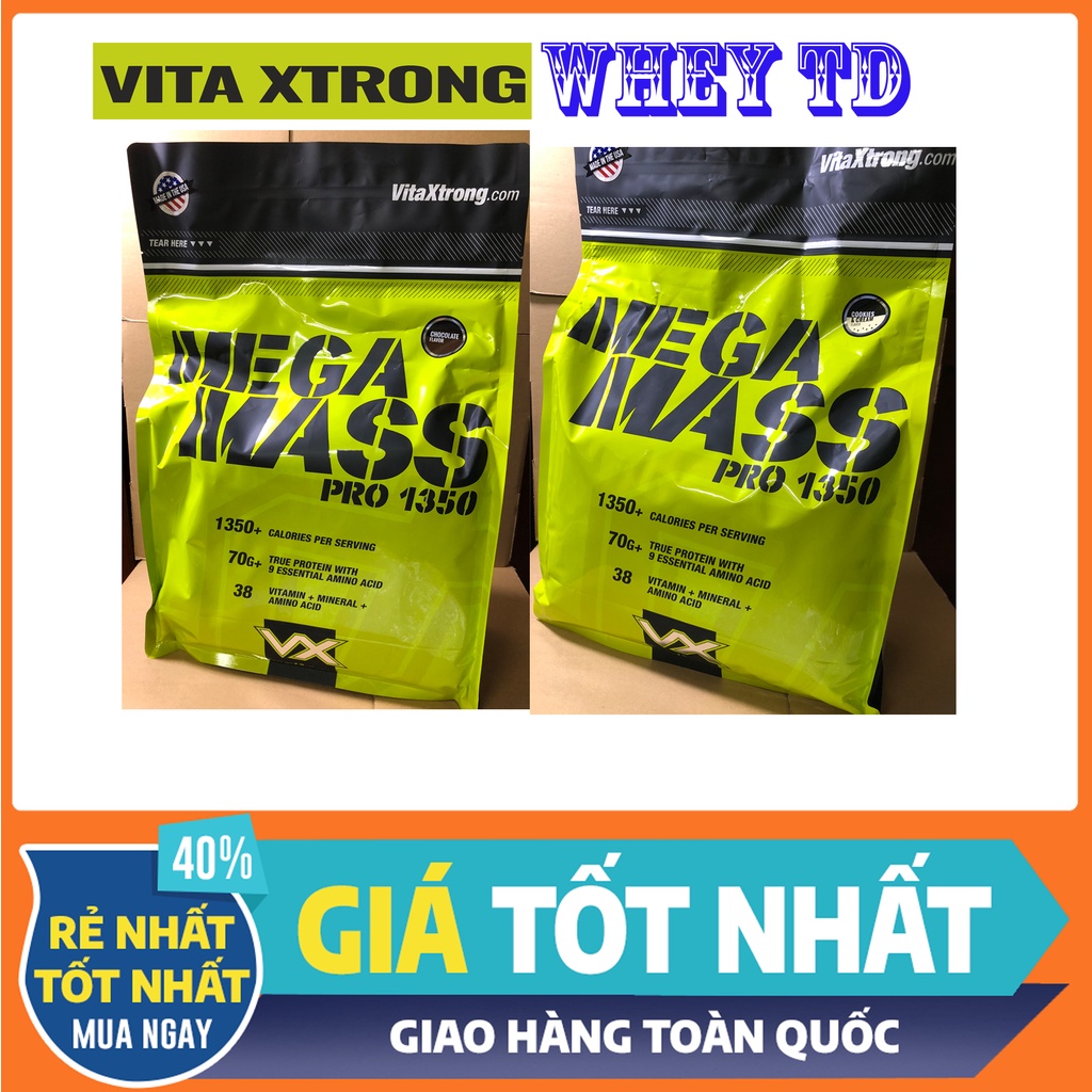 Sữa Tăng Cân Mega Mass 12lbs 5.6kg VitaXtrong