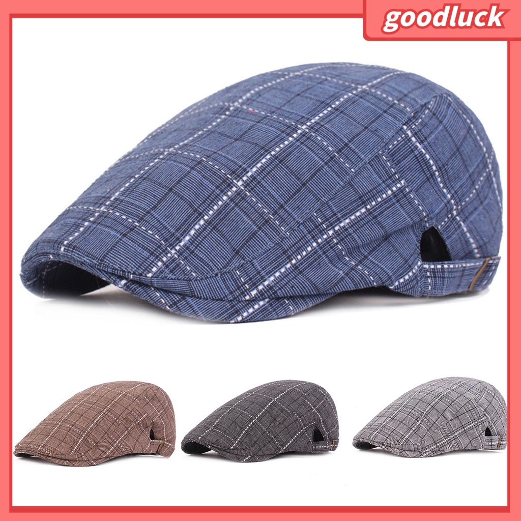 [Hàng Có Sẵn] Mũ Beret Nam Có Khóa Phong Cách Retro