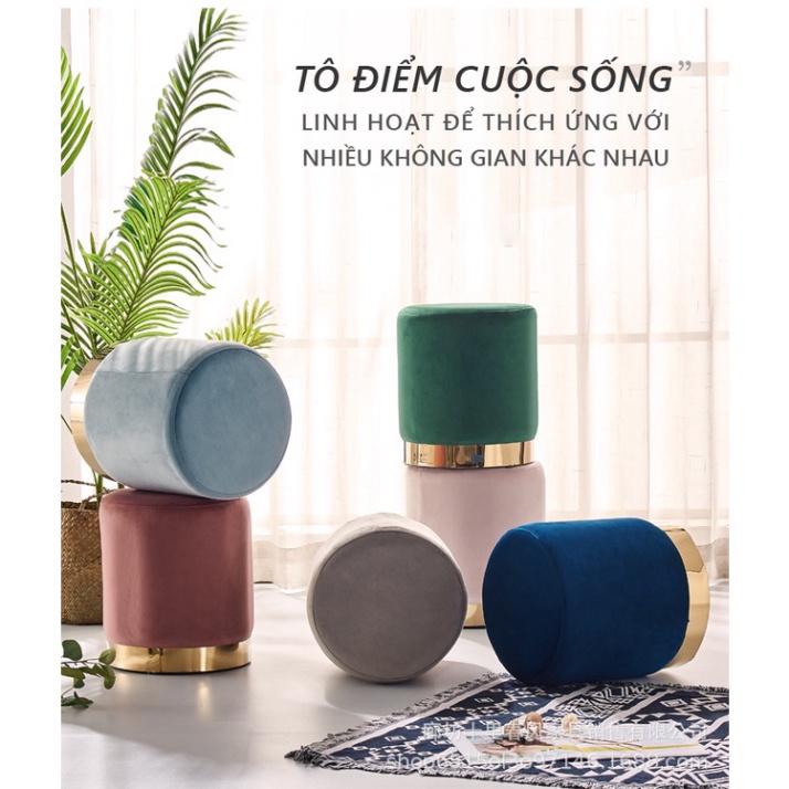 Ghế đôn sofa phong cách sang trọng, Ghế đôn bàn trà - GC18