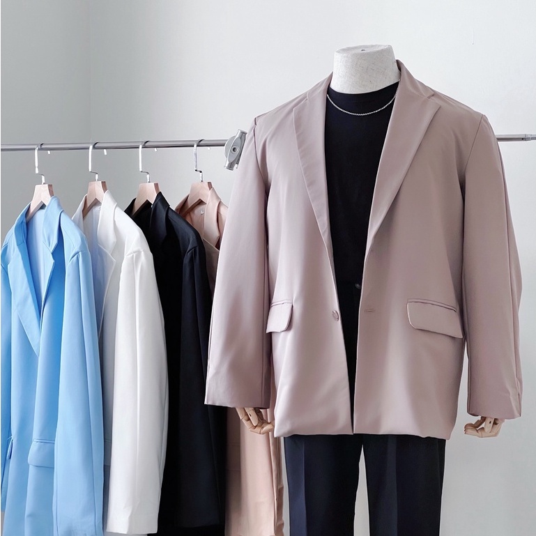 [Mã BMLTM50 giảm đến 50K đơn 99K] Áo khoác blazer nam form rộng, áo khoác nam phong cách Hàn Quốc thương hiệu MAZIFY