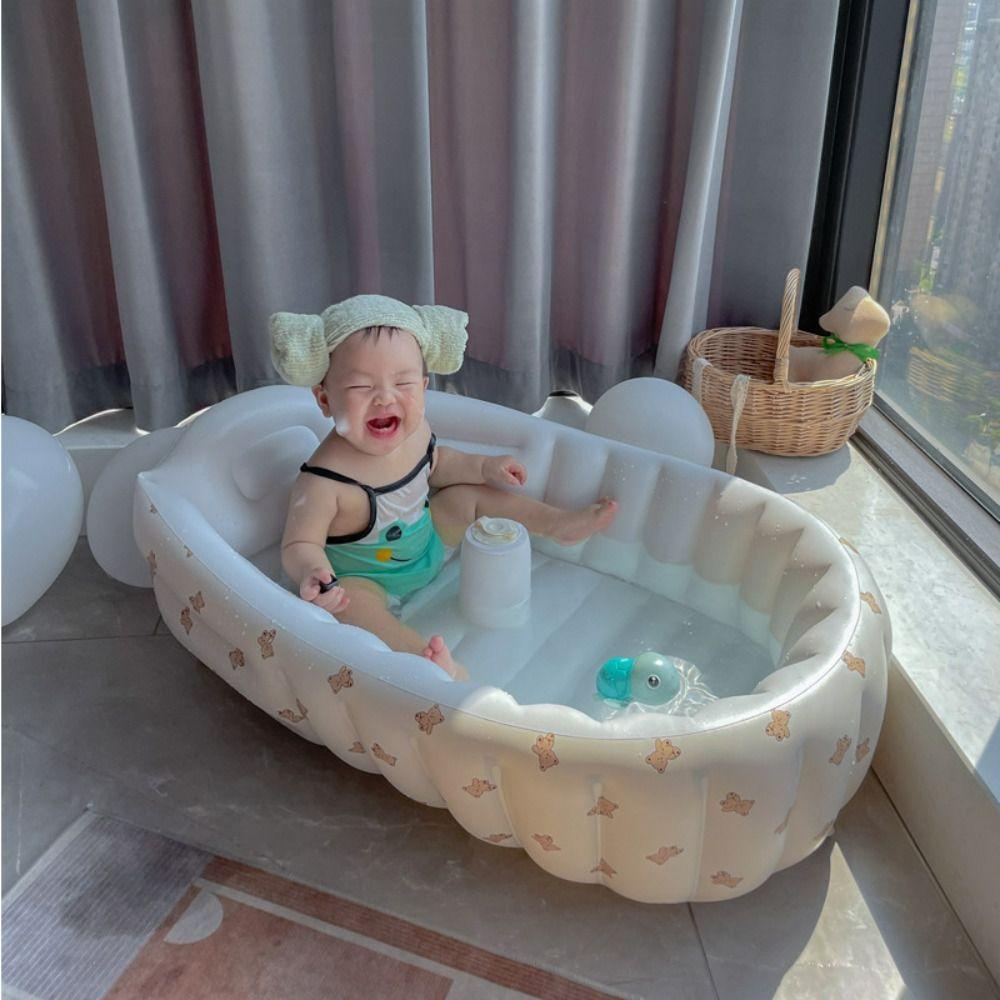 JARRED Bồn Tắm PVC Có Hàng Rào Chắn Bảo Vệ An Toàn Cho Bé Sơ Sinh