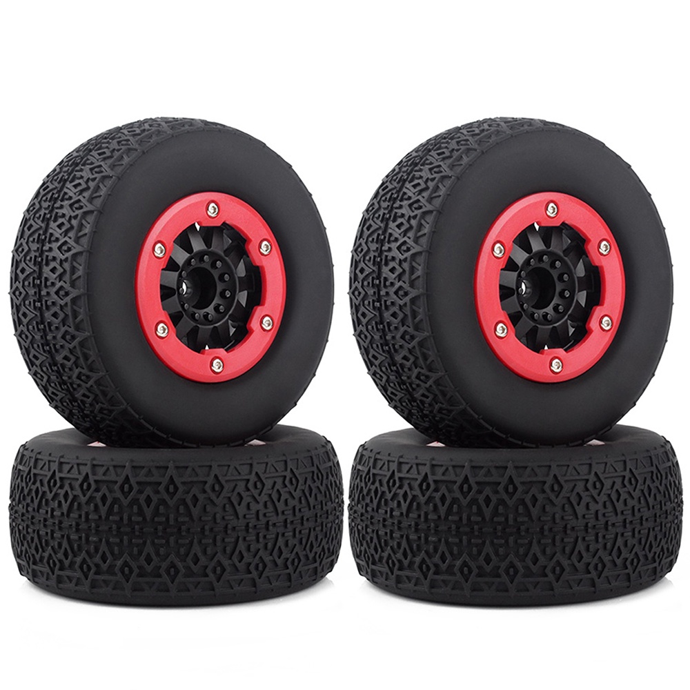 Austar Bộ 4 Bánh Xe Cao Su 110mm Tỉ Lệ 1 / 10 Cho arrma senton xlh 9125 traxxas slash