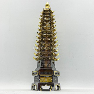 Mô hình 3d kim loại lắp ráp tháp văn xương wenchang tower