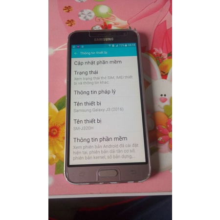 Điện thoại Samsung Galaxy j3 2016 zin tem