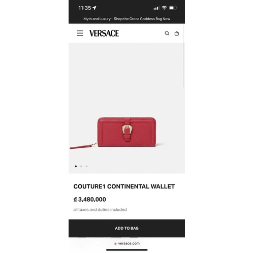 Ví Versace siêu sang cực chất ạ