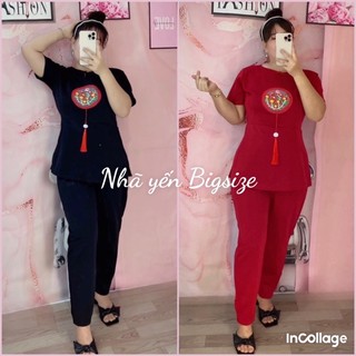 Sét Bộ Trung hoa  Mặc Tết Bigsize 68kg đến 95kg