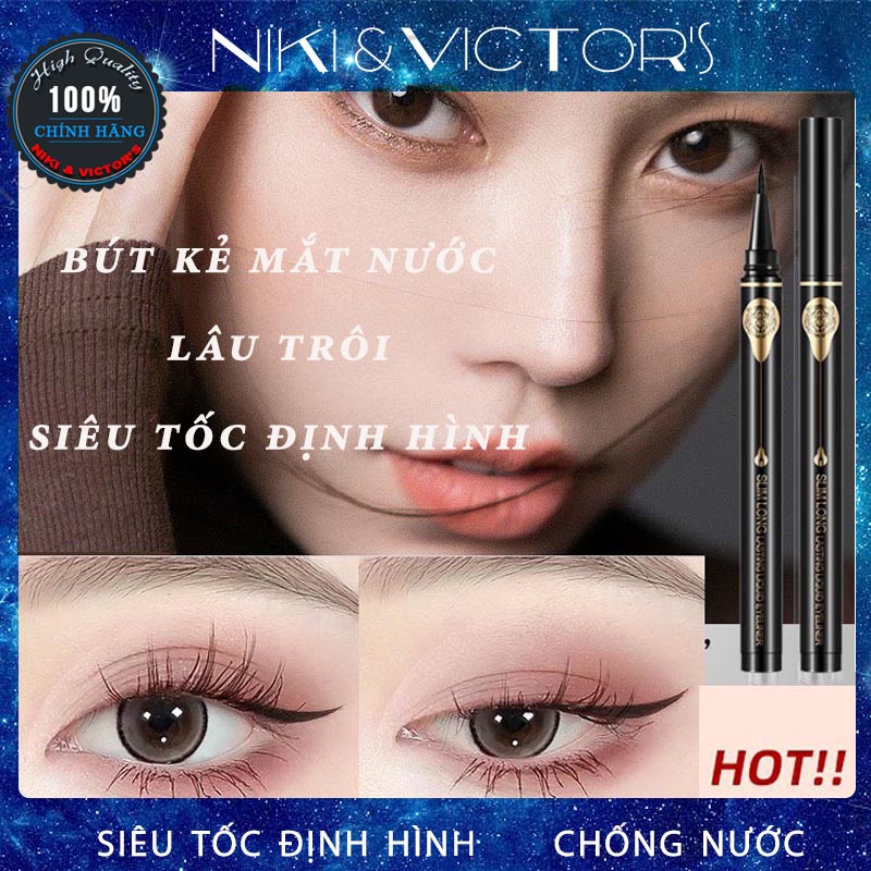 Bút Kẻ Mắt Nước Glamour Eyeliner Nhanh Khô Lâu Trôi Chống Nước Dễ Vẽ Không Lem