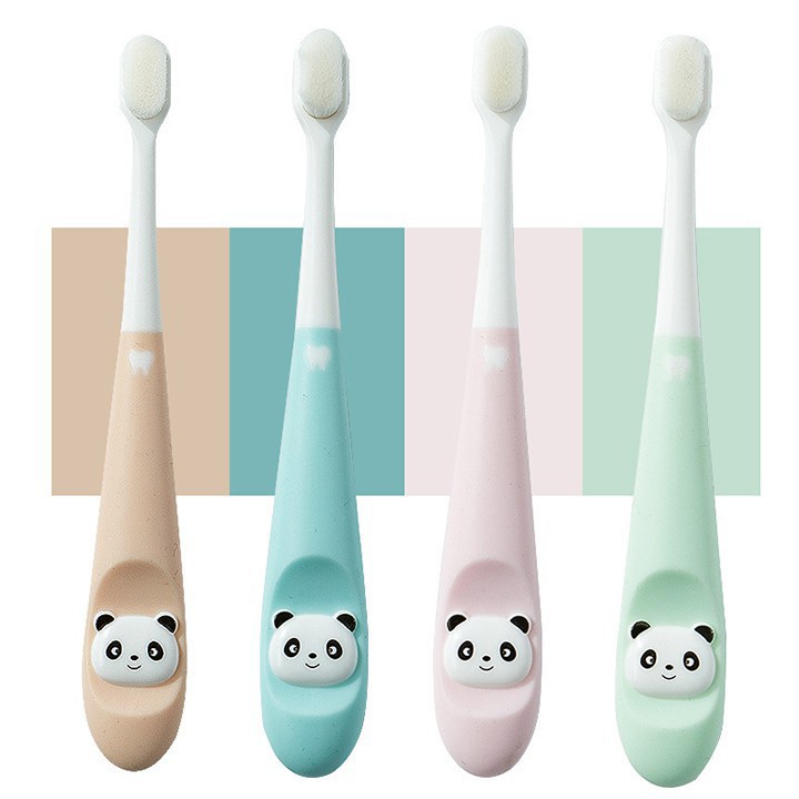 Bàn Chải Đánh Răng Cho Bé 10.000 Sợi Tơ Siêu Mềm Không Làm Tổn Thương Nướu Bé - Bố Bắp Store