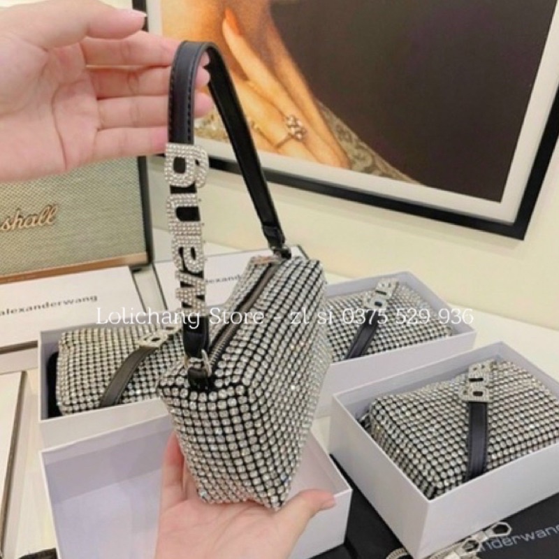 Túi kẹp nách đá W.a.n.g kèm dây đeo chéo siêu hot