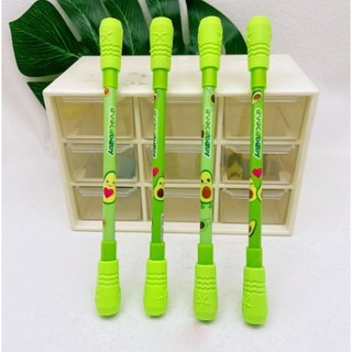 bút đầu quay quả bơ BDQ24 hoạt hình  dễ thương kute viết gel