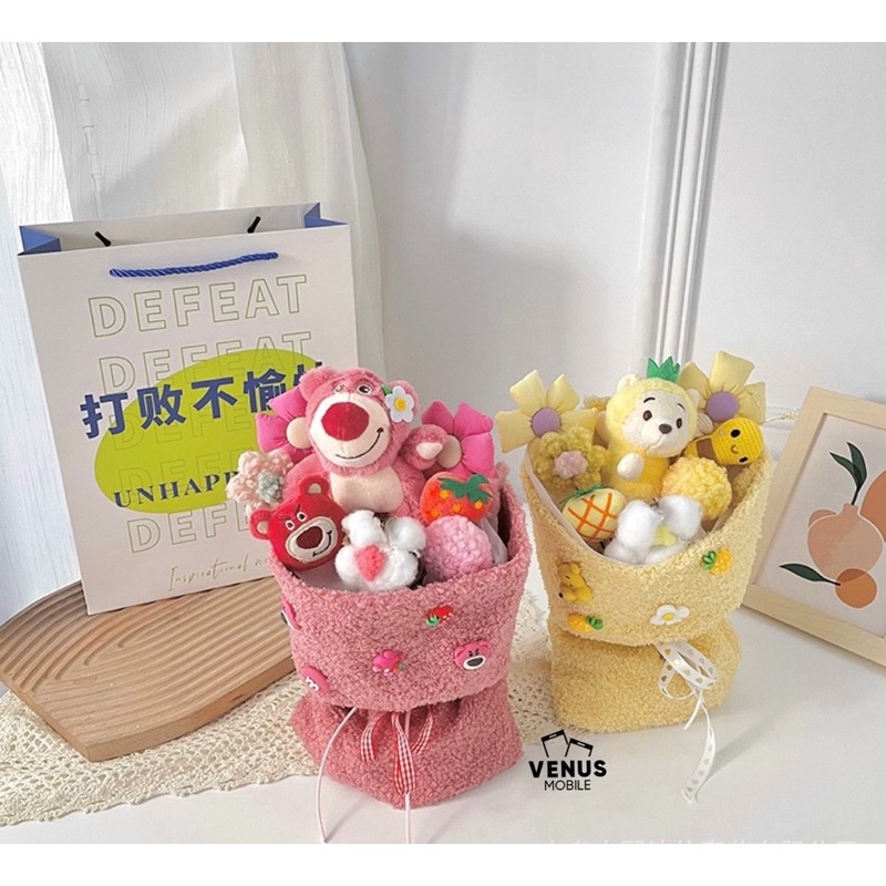 Hoa Gấu Bông Noel