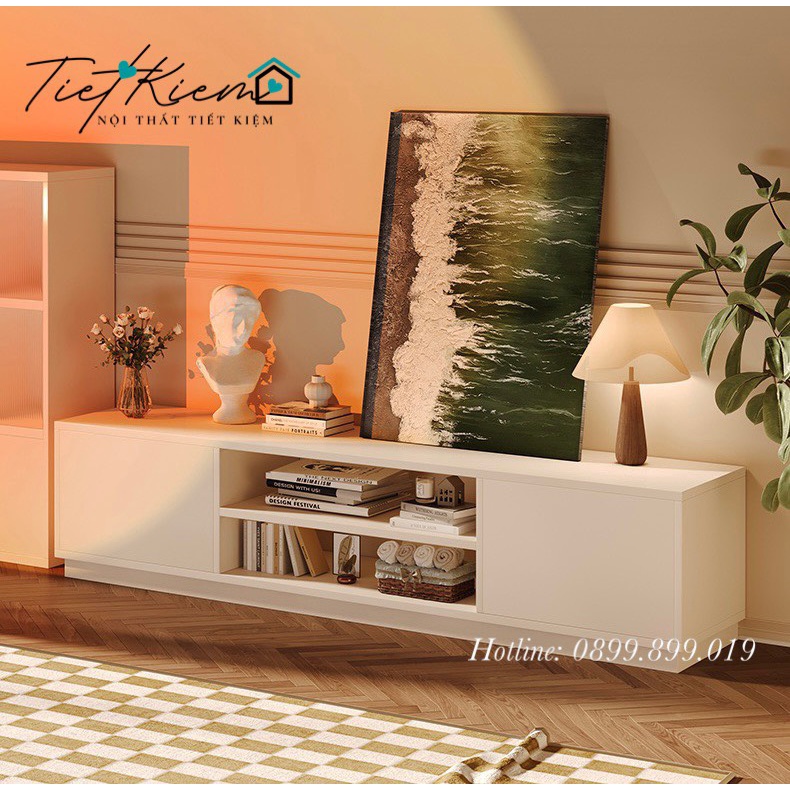 Kệ Tivi gỗ để tivi decor phòng khách Nội Thất Tiết Kiệm đã lắp sẵn FREESHIP HCM Tv79799