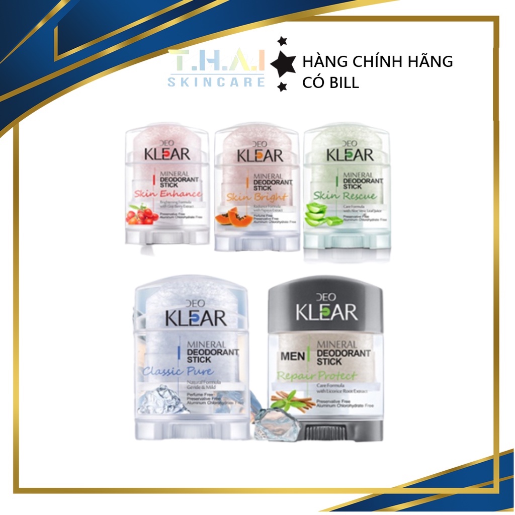 Lăn nách đá khoáng DEO KLEAR Thái Lan
