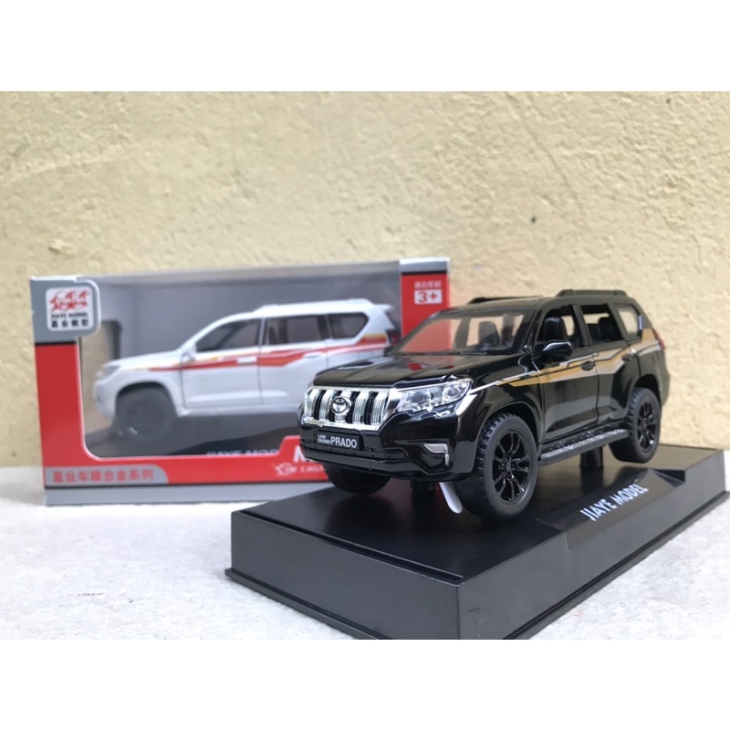 Mô hình xe ô tô Land Cruiser PRADO 2022 1:32