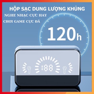  Tai Nghe Không Dây S20 Pro Bluetooth V5.2 - Âm Thanh Hifi 9D Cực Hay Có Micro màn hình LED chống thấm nước,Pin Trâu 
