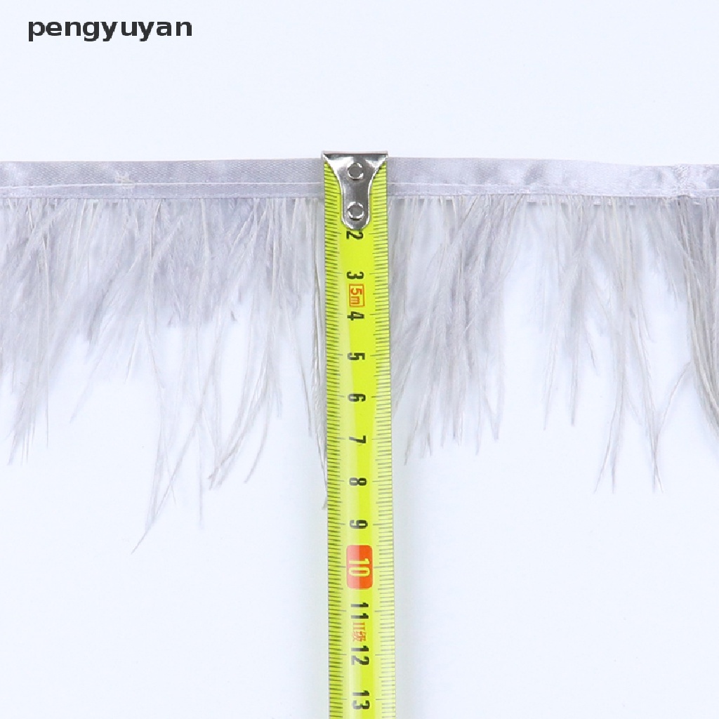 Dây Ruy Băng Lông Đà Điểu Dài 1m 6-8Cm Dùng Trang Trí Đầm DIY