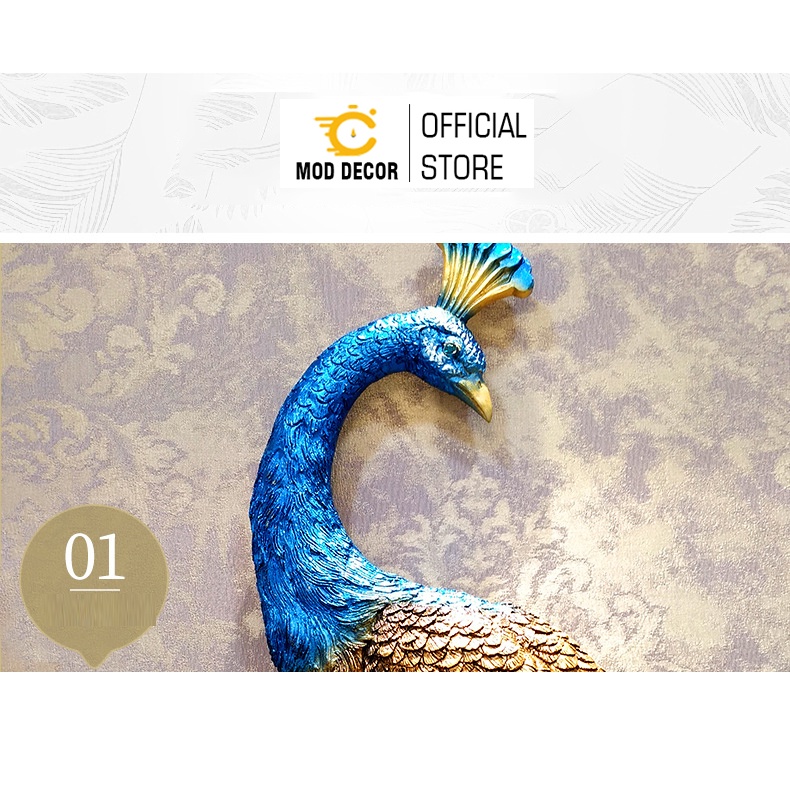 Đồng hồ treo tường trang trí công phượng MOD Decor, Lianzhang mã 916