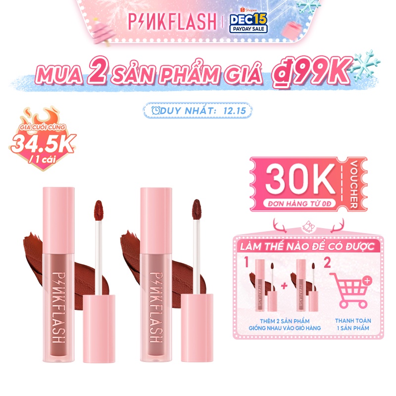 Son Lì Velvet Matte Lip Clay mềm mịn màu nhung lì nhẹ sắc tố cao 30g