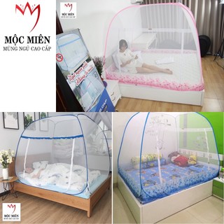 Màn Chụp 1 Cửa Đỉnh Rộng Mộc Miên Kích Cỡ Đa Dạng (1m2, 1m4, 1m6, 1m8, 2m2)