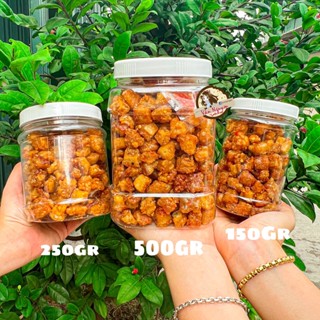 Tóp mỡ rim mắm tỏi hủ 150gr - 200gr. Bánh tráng vân nguyễn