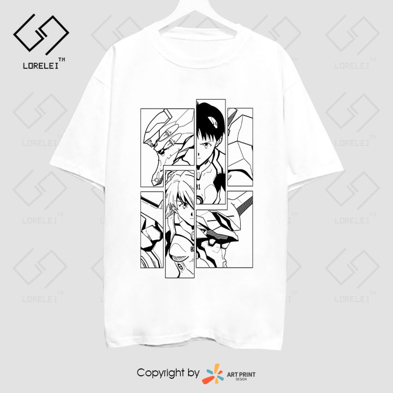 Áo thun Neon Genesis Evangelion ngắn tay