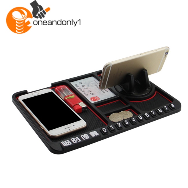 Thảm Cao Su Chống Trượt Để Điện Thoại Gắn Bảng Điều Khiển Xe Hơi