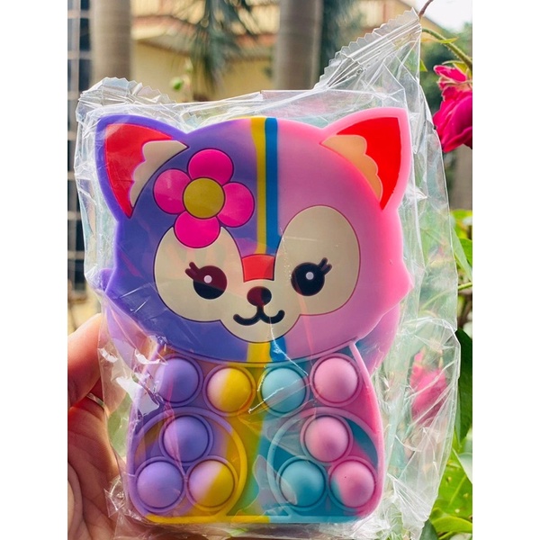 Túi pop it đeo chéo giảm căng thẳng bóp bong bóng nhiều hình dễ thương cho bé đựng lì xì Tết