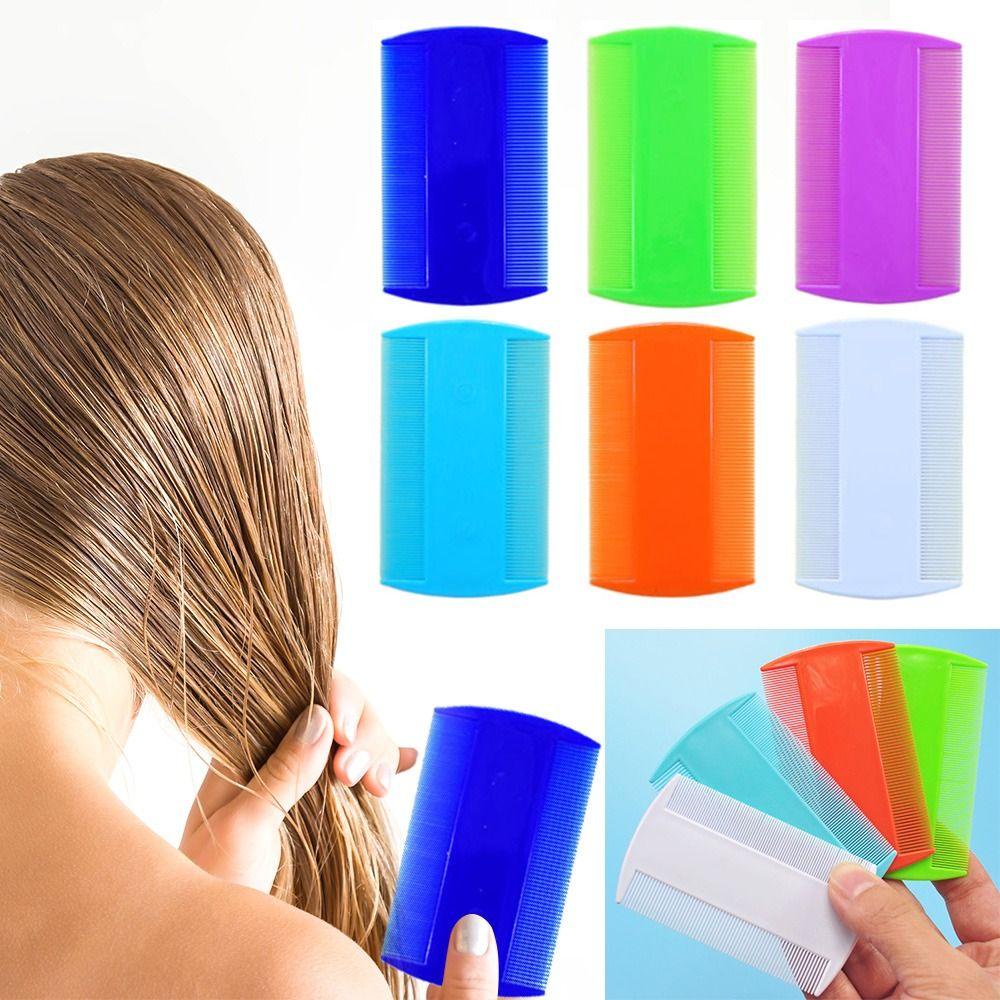Bộ 5 Lược Chải Tóc Hai Mặt Loại Bỏ Bọ Chét Nhỏ Gọn Tiện Lợi