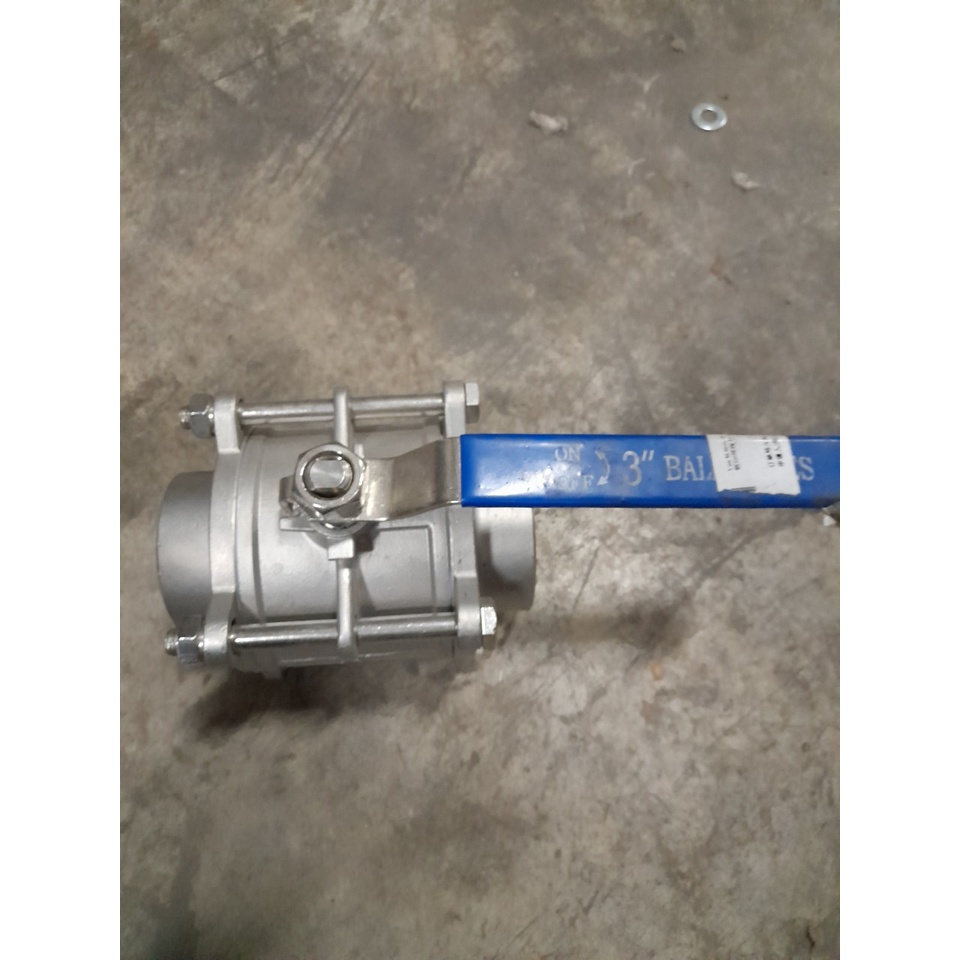 Van Bi inox nối hàn loại 3 mảnh stainless Steel 3 Piece Body Ball Valve