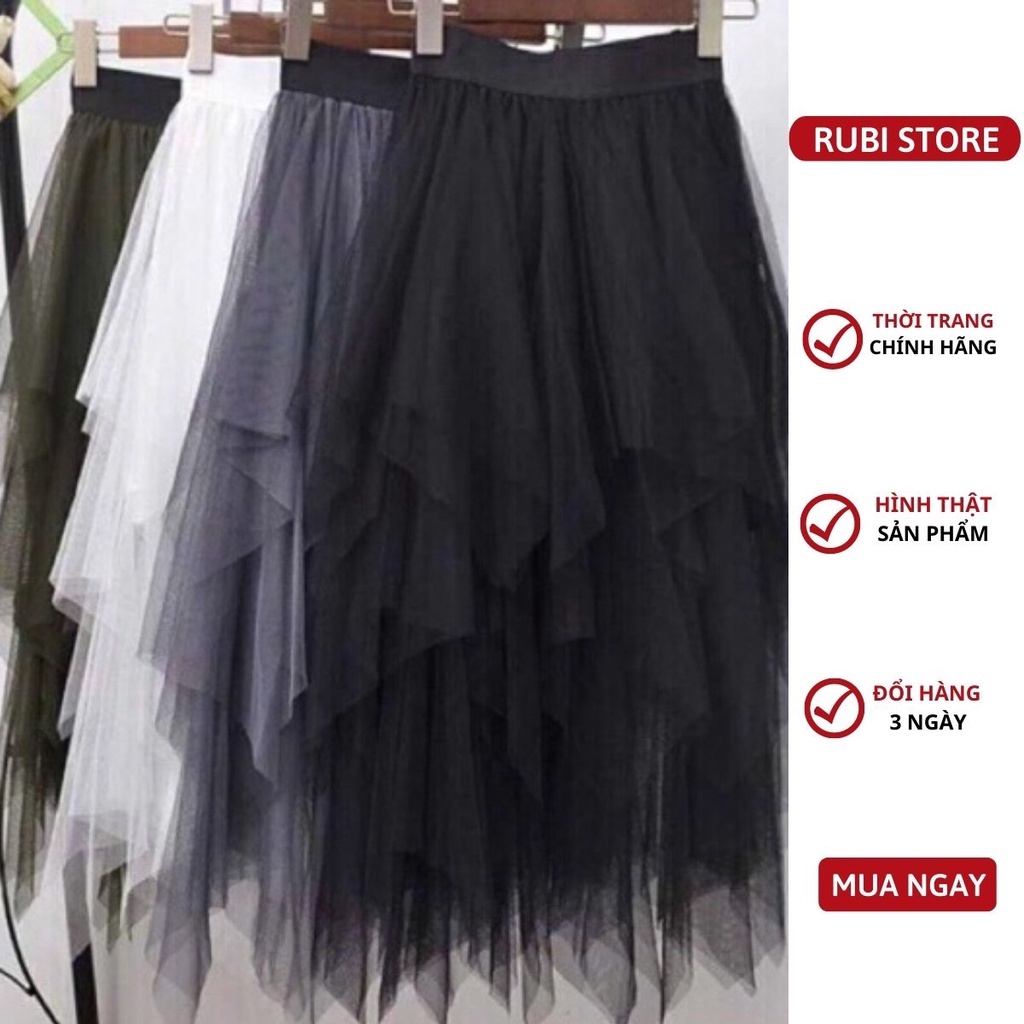 CHÂN VÁY XẾP TẦNG HÀNG QC