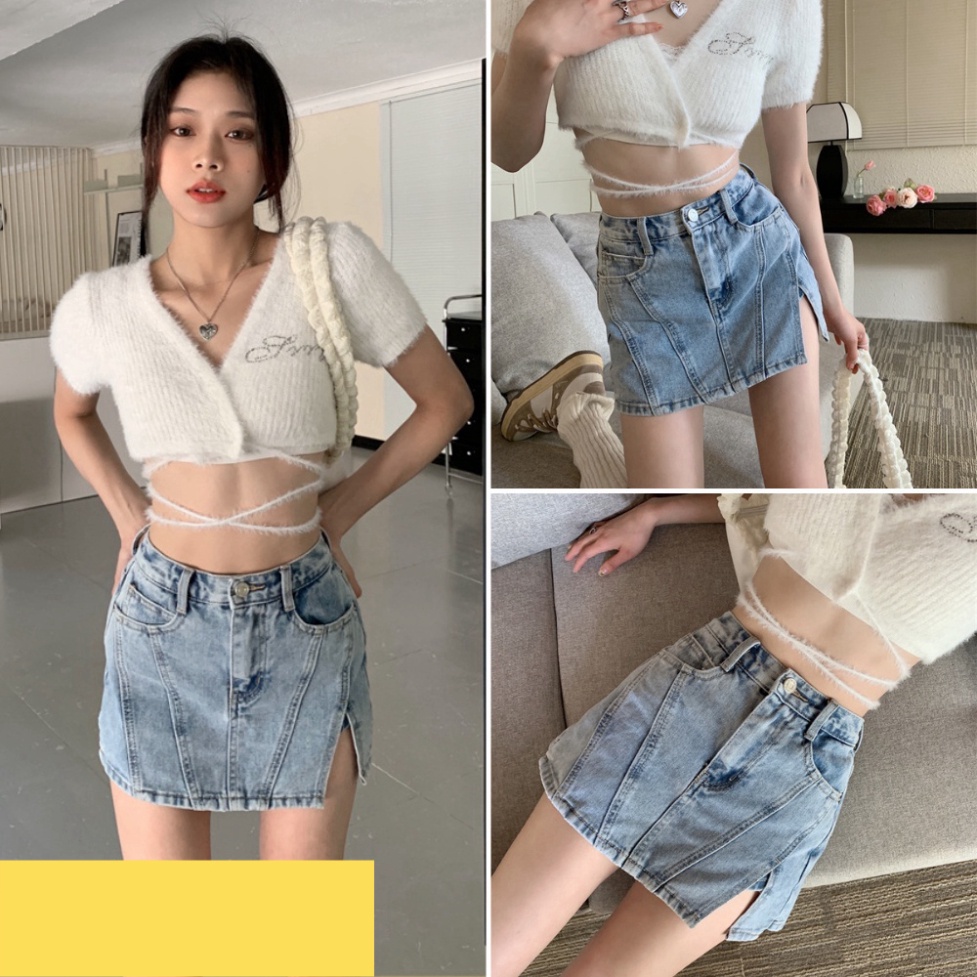 Chân váy nữ, phần chân váy kaki nữ 3 màu size S M L co giãn nhẹ SKUCV-15D kenshop198