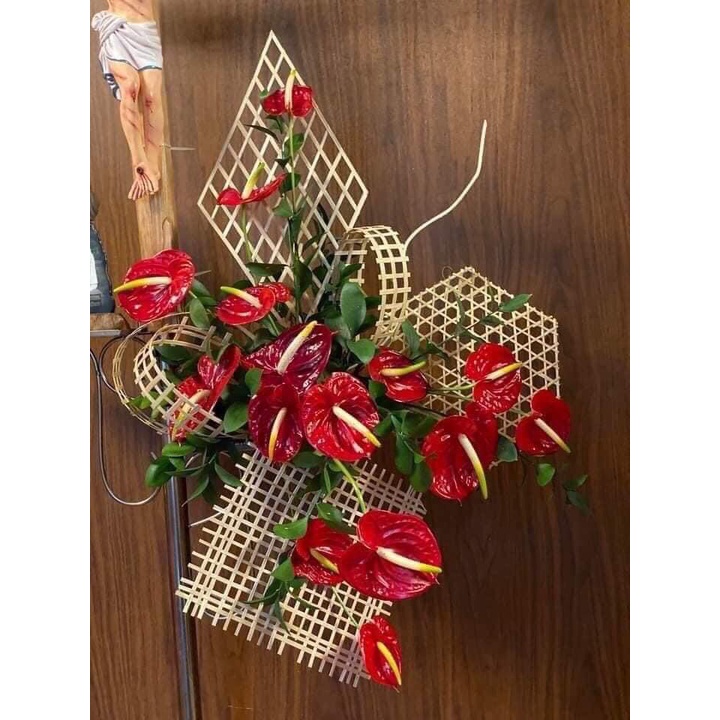 Nan tre, phên tre  đủ mẫu phụ kiện cắm hoa tươi, lan hồ điệp, trang trí decor, tạo hình giỏ hoa